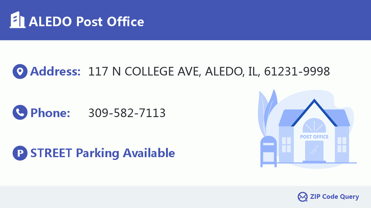 Post Office:ALEDO