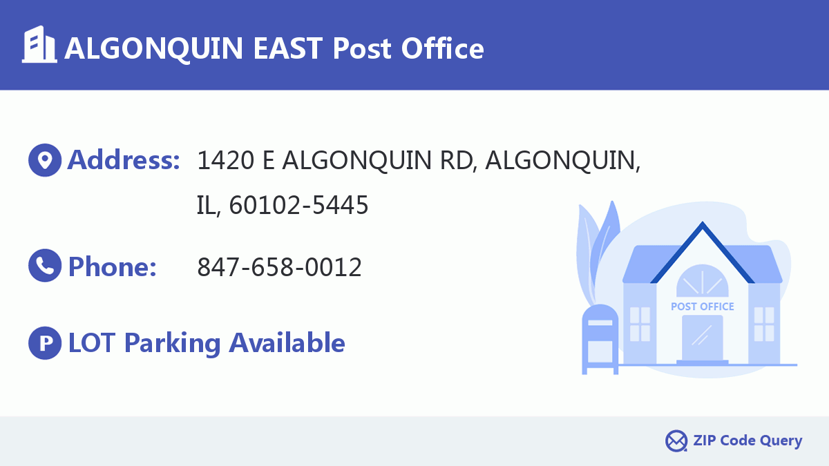 Post Office:ALGONQUIN EAST