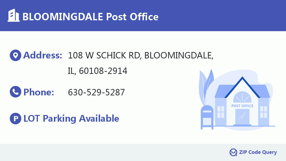 Post Office:BLOOMINGDALE