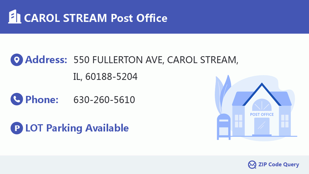 Post Office:CAROL STREAM