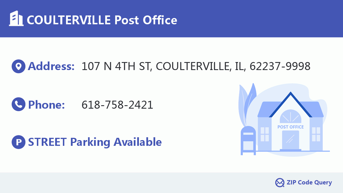 Post Office:COULTERVILLE