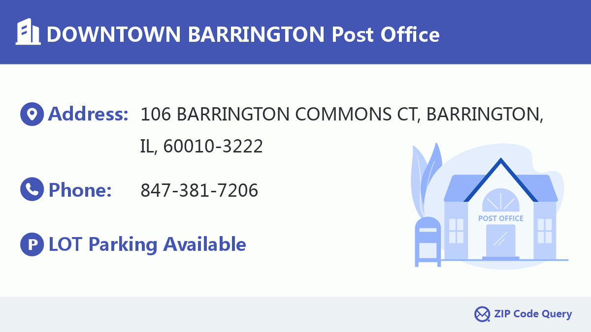 Post Office:DOWNTOWN BARRINGTON
