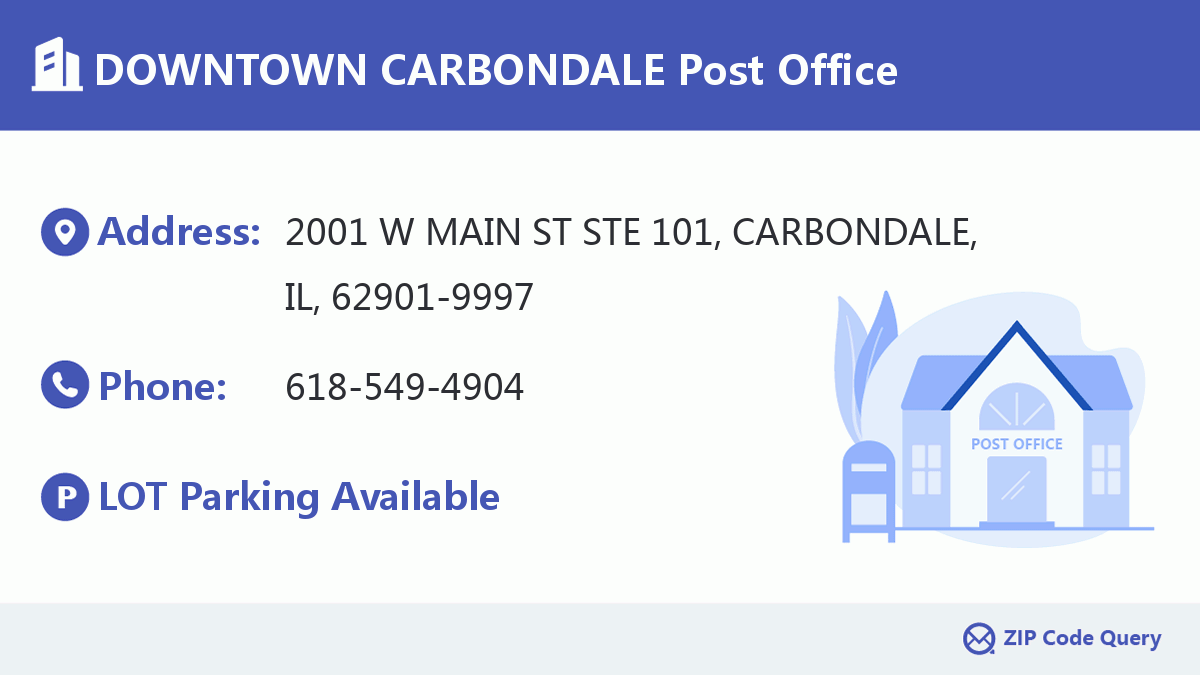Post Office:DOWNTOWN CARBONDALE
