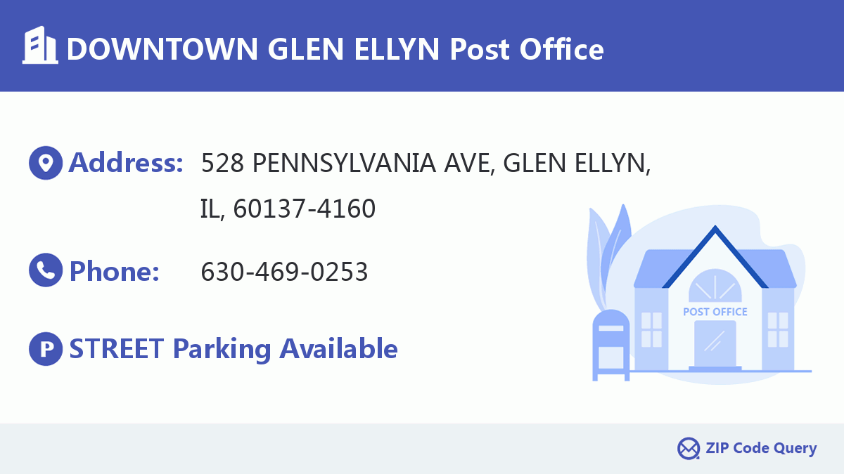 Post Office:DOWNTOWN GLEN ELLYN