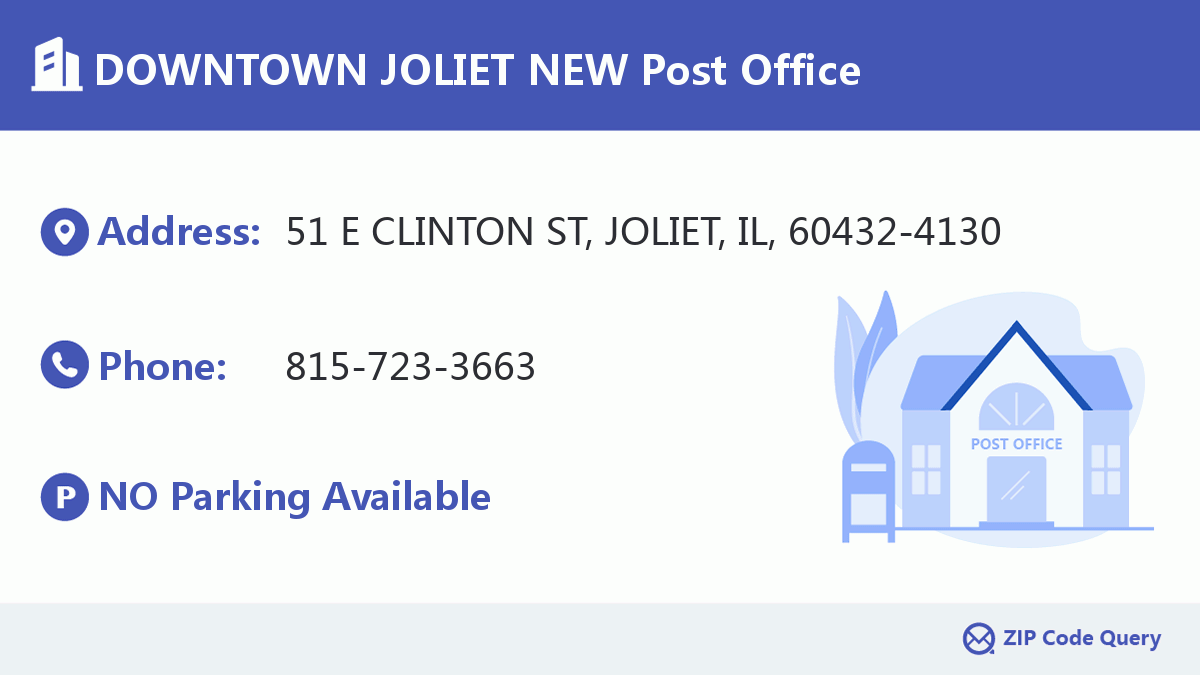 Post Office:DOWNTOWN JOLIET NEW