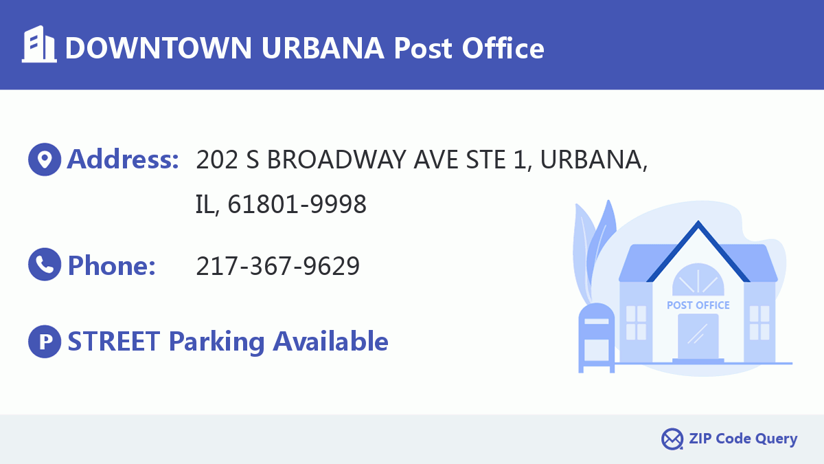 Post Office:DOWNTOWN URBANA
