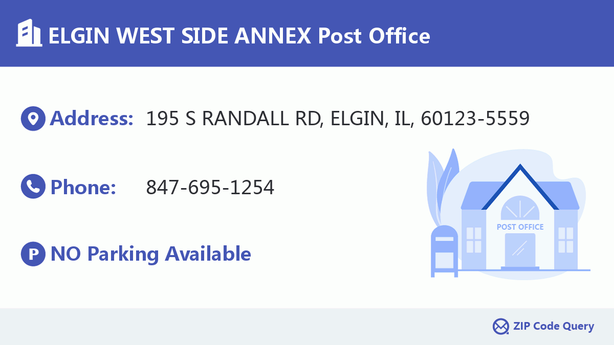 Post Office:ELGIN WEST SIDE ANNEX