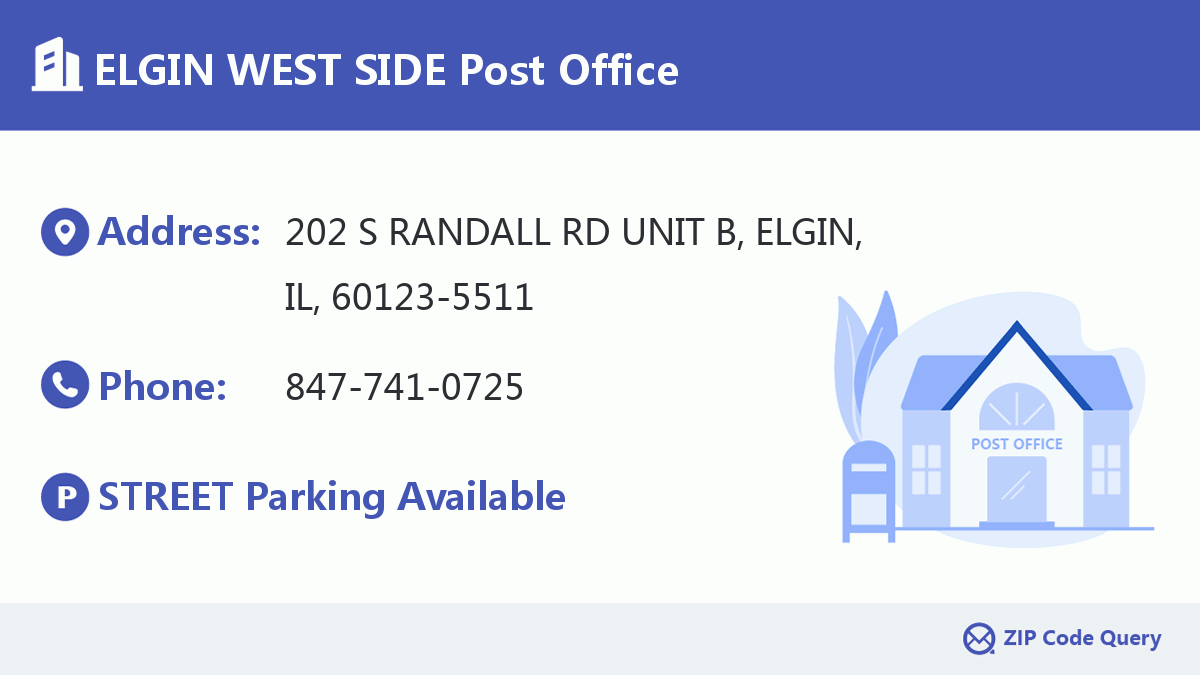Post Office:ELGIN WEST SIDE