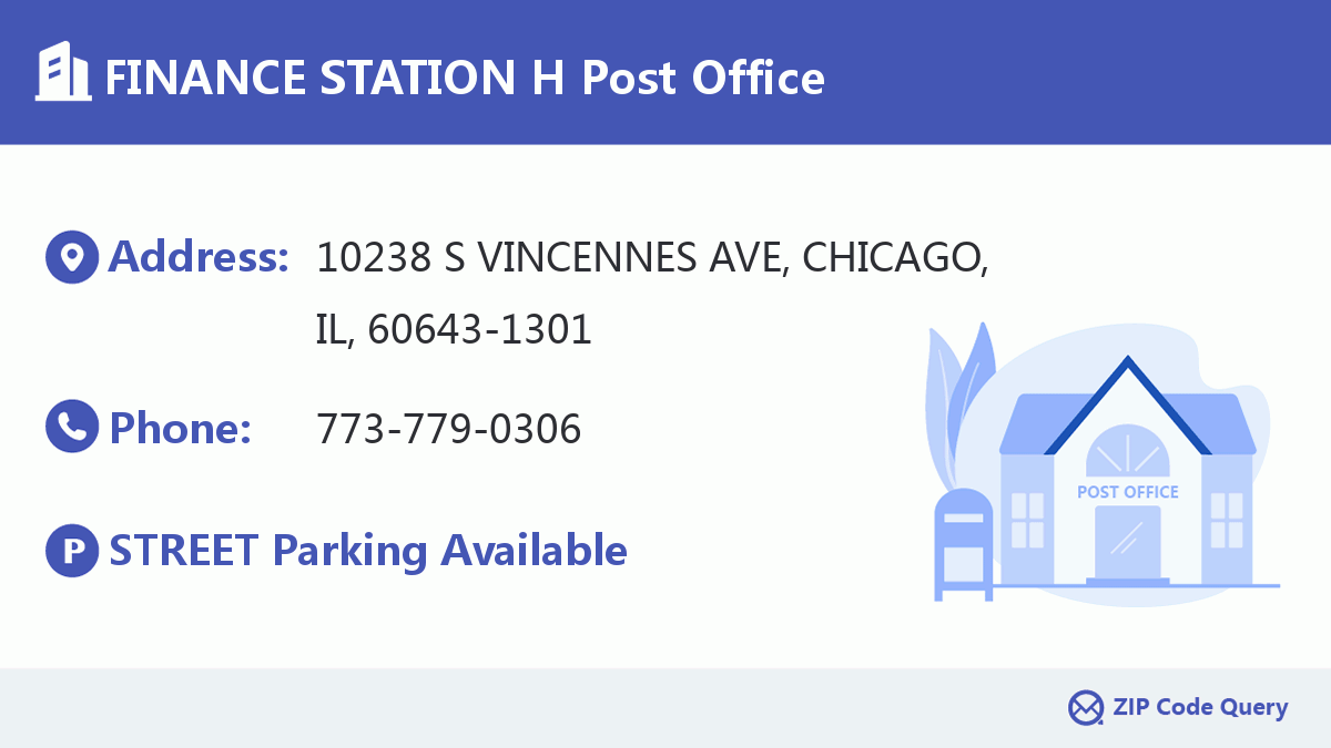 Post Office:FINANCE STATION H