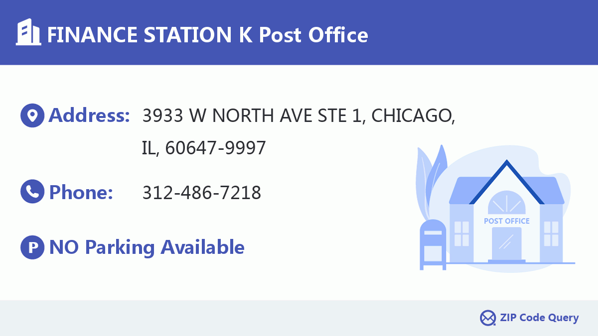 Post Office:FINANCE STATION K