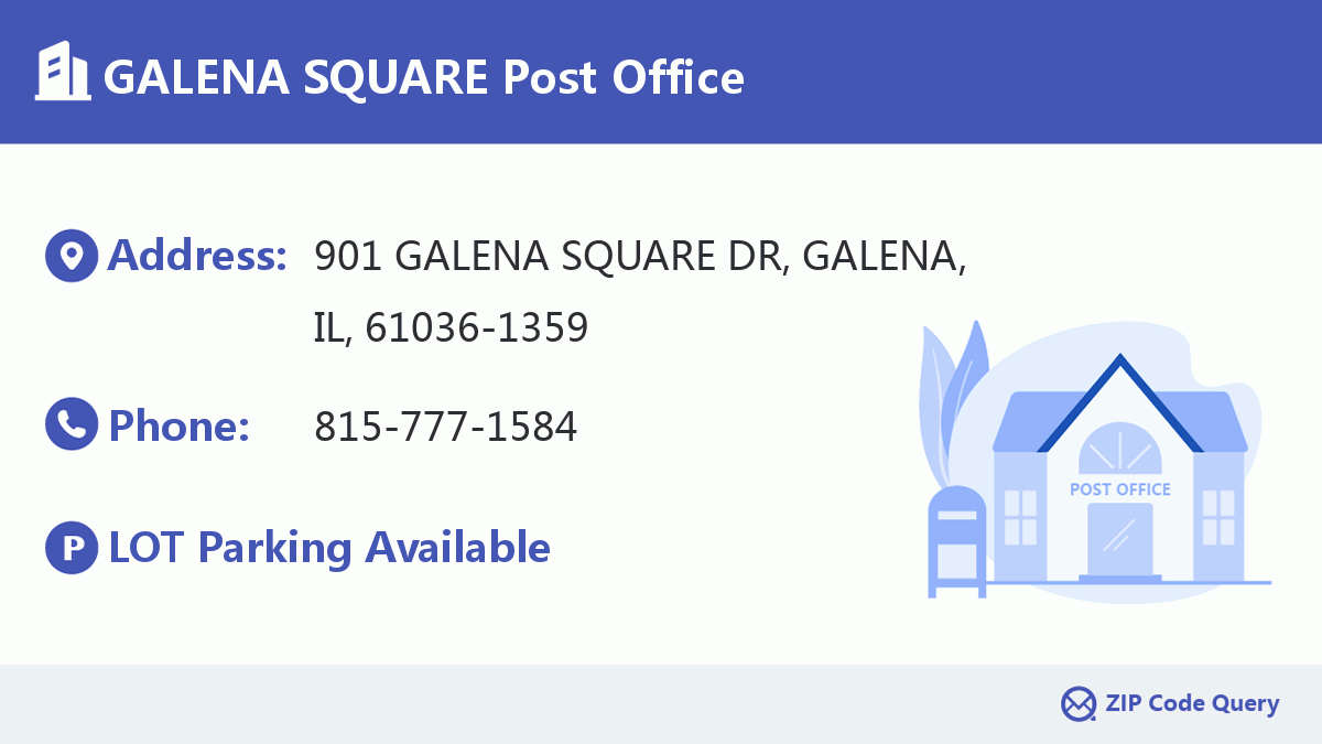 Post Office:GALENA SQUARE