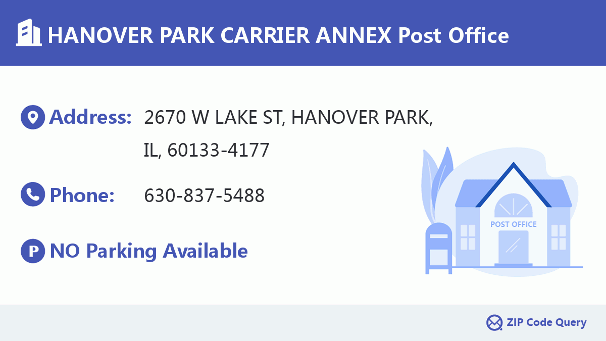 Post Office:HANOVER PARK CARRIER ANNEX
