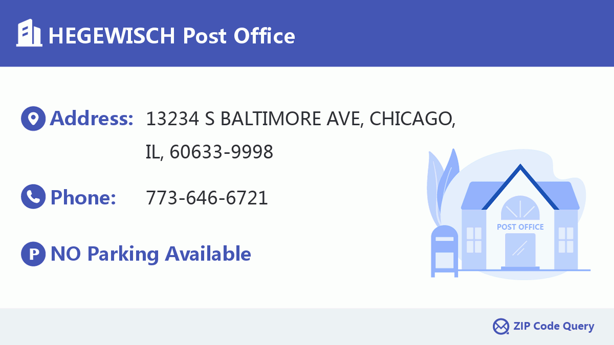 Post Office:HEGEWISCH