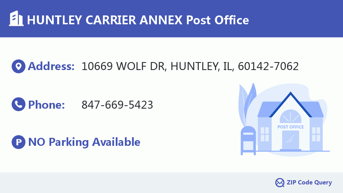 Post Office:HUNTLEY CARRIER ANNEX