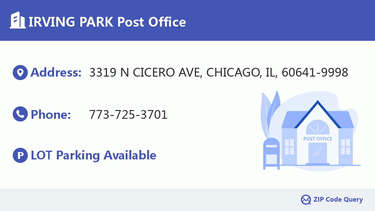 Post Office:IRVING PARK