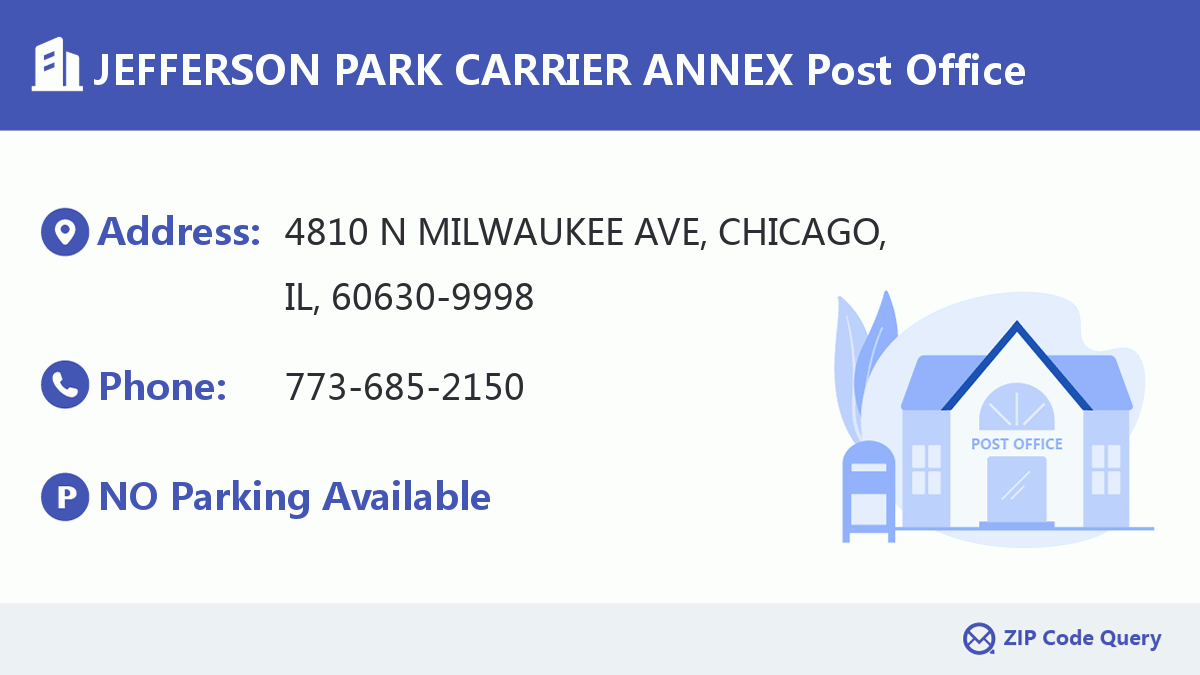 Post Office:JEFFERSON PARK CARRIER ANNEX
