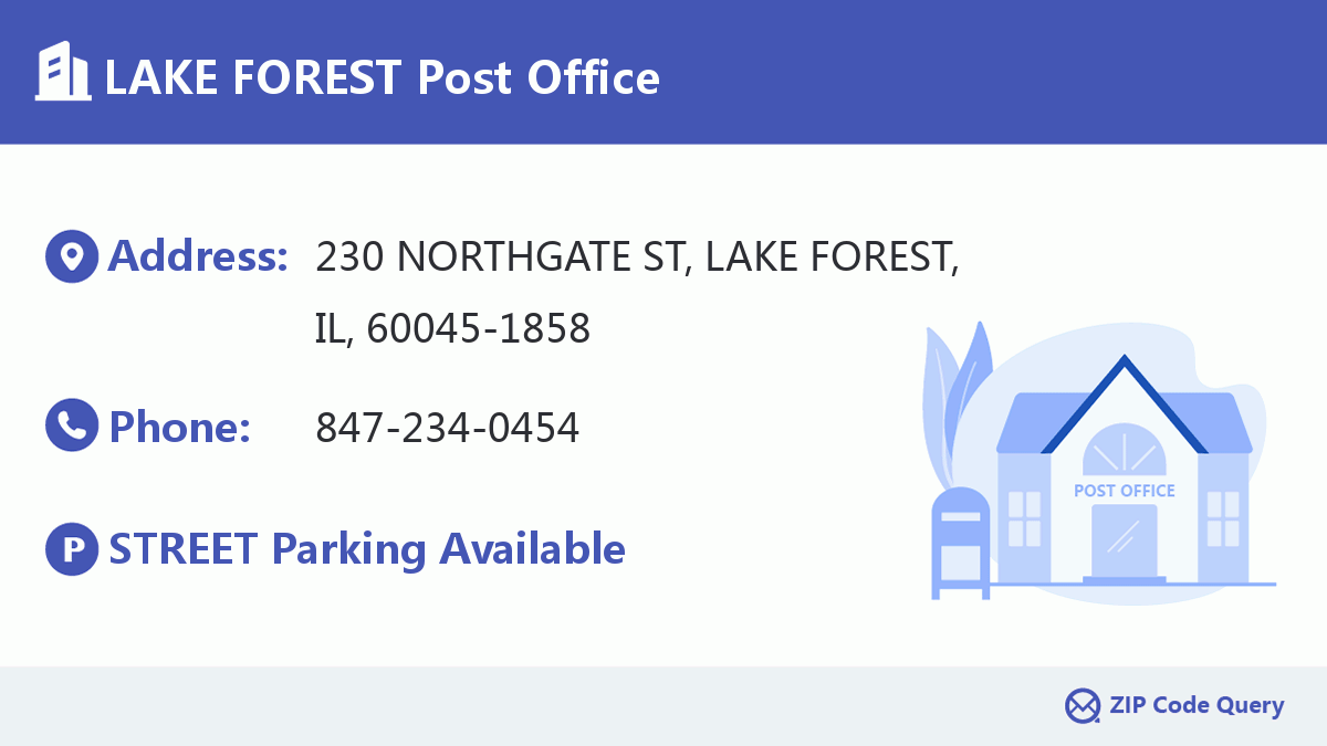 Post Office:LAKE FOREST