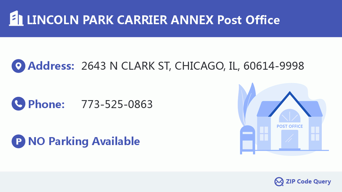 Post Office:LINCOLN PARK CARRIER ANNEX