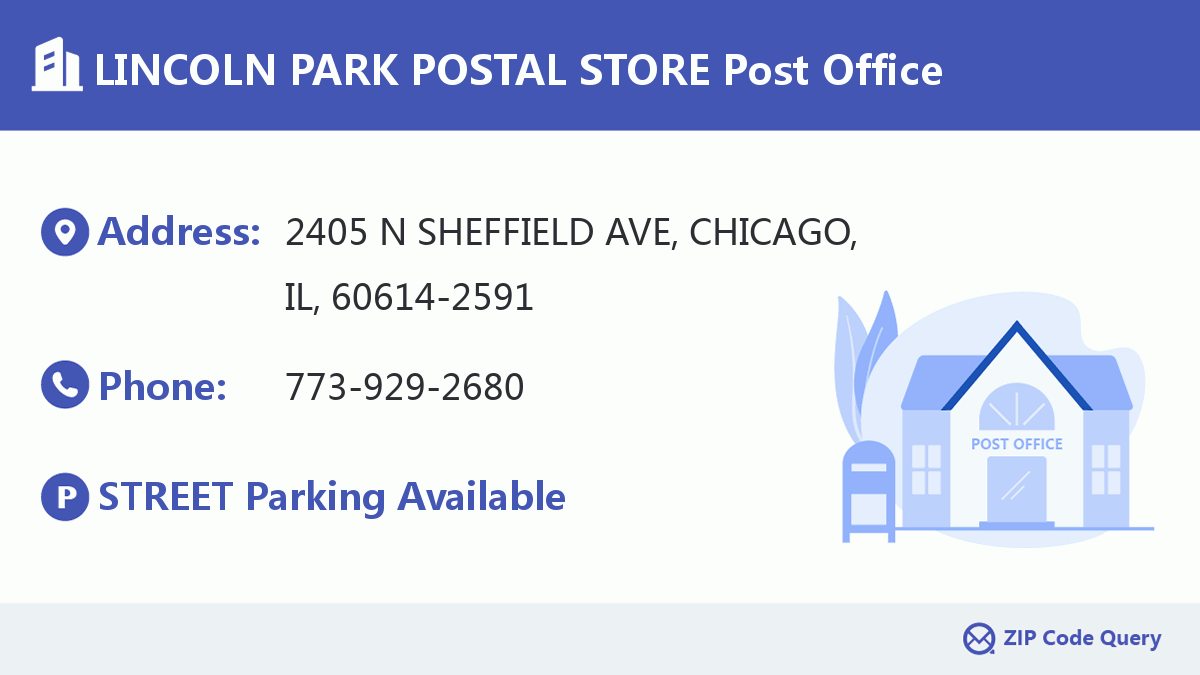 Post Office:LINCOLN PARK POSTAL STORE