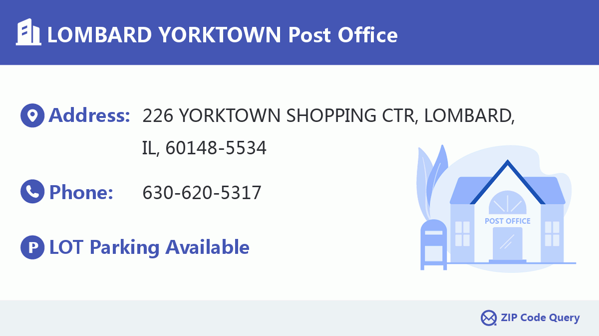 Post Office:LOMBARD YORKTOWN
