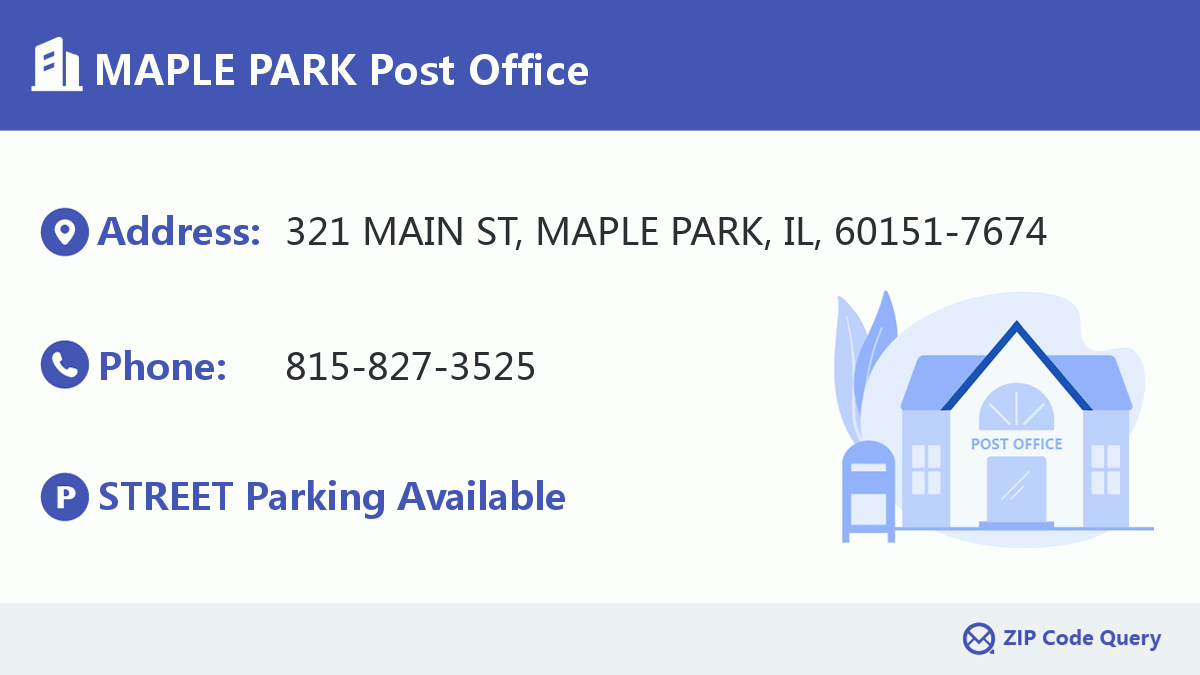 Post Office:MAPLE PARK