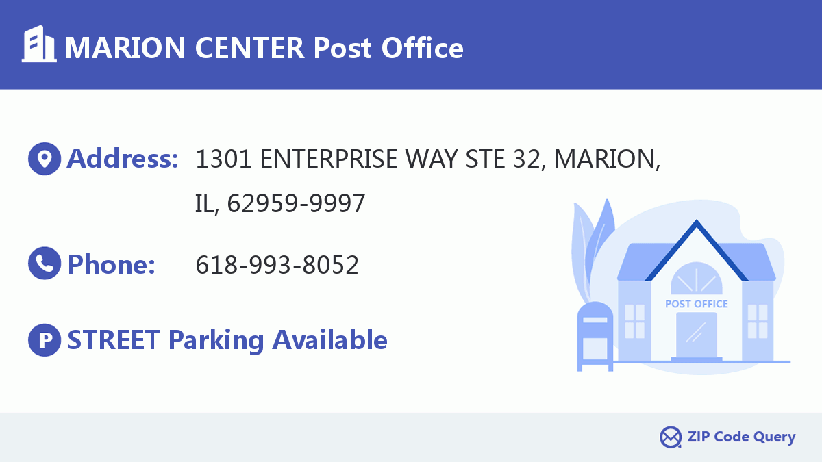 Post Office:MARION CENTER