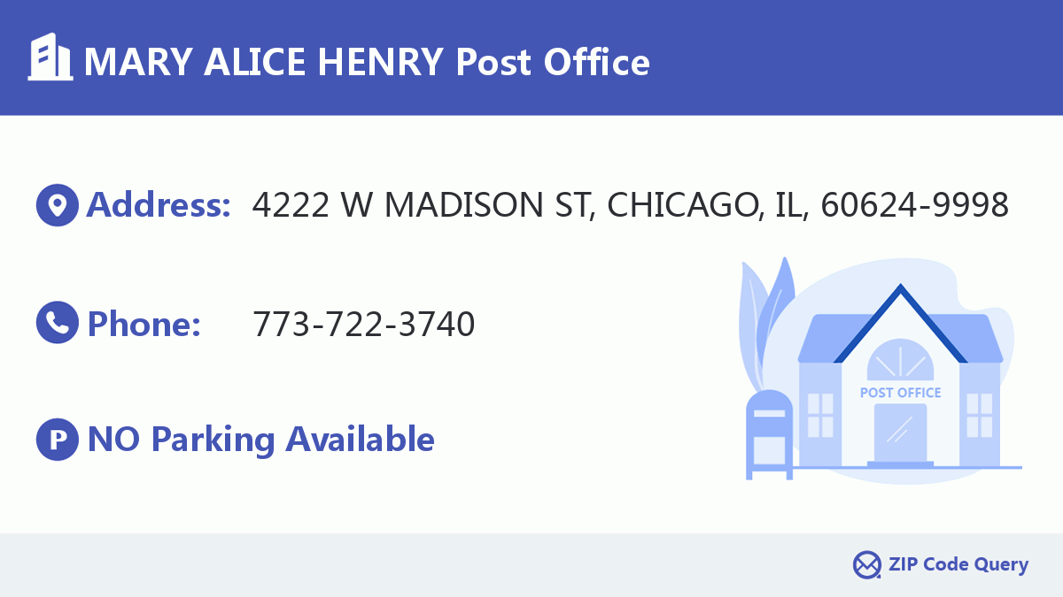 Post Office:MARY ALICE HENRY