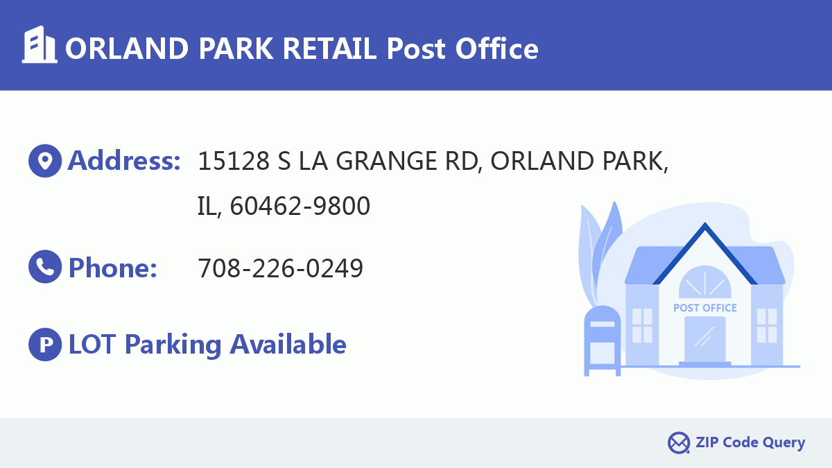 Post Office:ORLAND PARK RETAIL