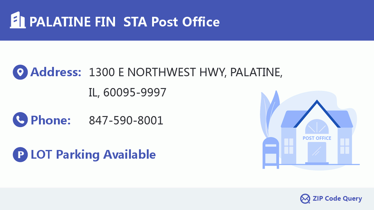 Post Office:PALATINE FIN  STA