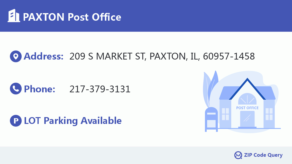 Post Office:PAXTON