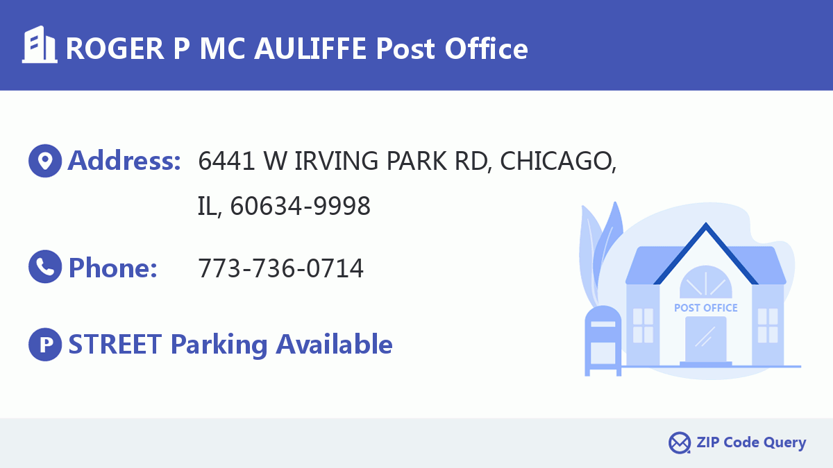 Post Office:ROGER P MC AULIFFE