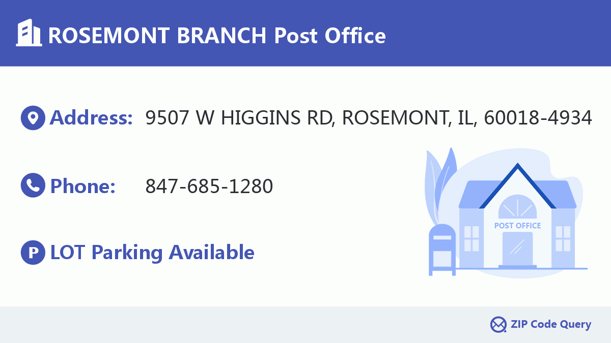 Post Office:ROSEMONT BRANCH
