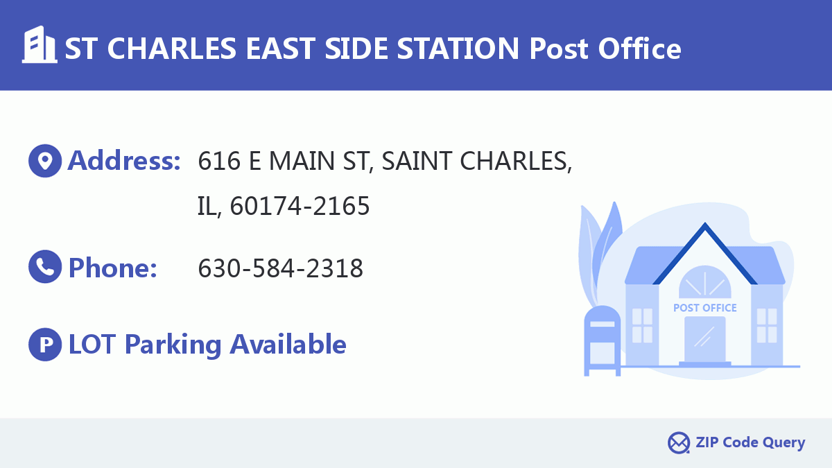 Post Office:ST CHARLES EAST SIDE STATION