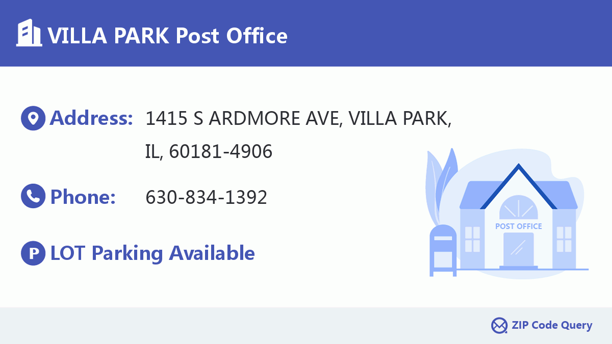 Post Office:VILLA PARK