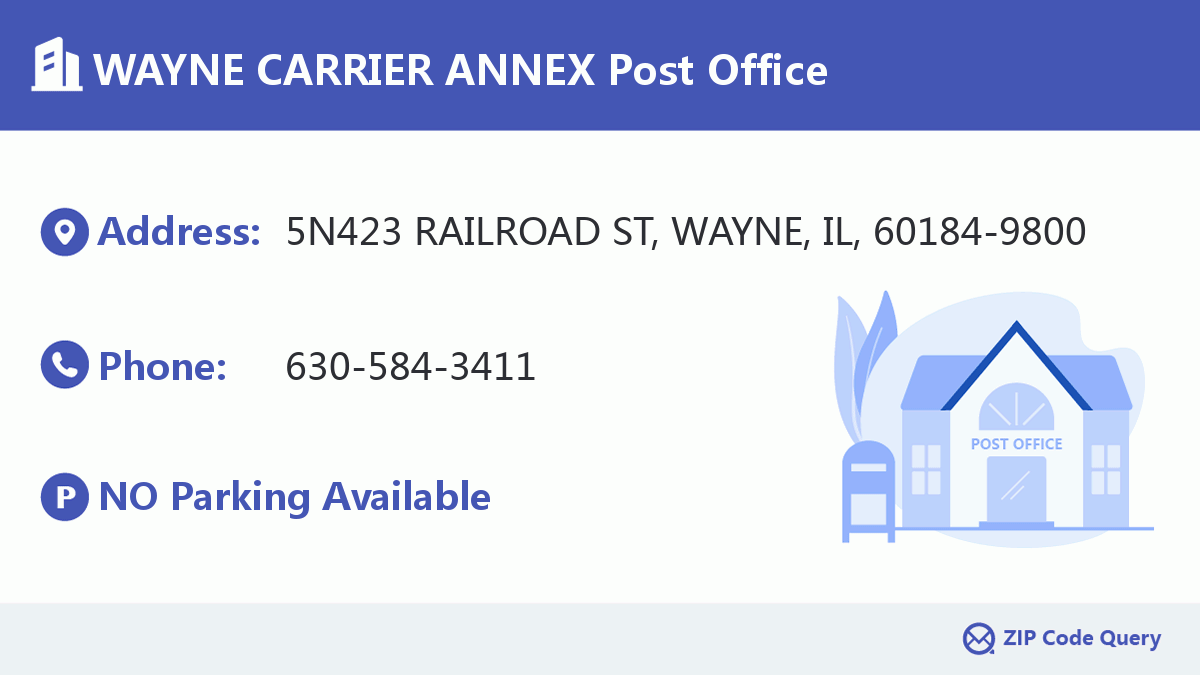Post Office:WAYNE CARRIER ANNEX
